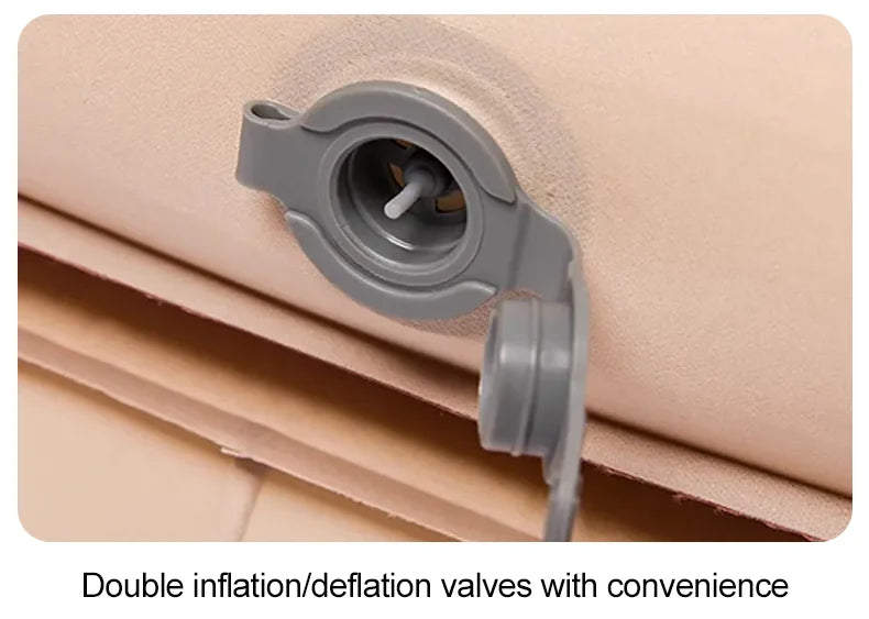 Camping Pillow – Portable Self-Inflating 3D Ultralight Compact Sleeping Pillow for Outdoor Travel & Neck Support