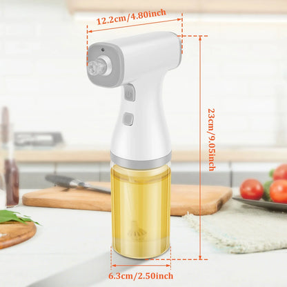Kitchen Oil Spray Bottle Cooking Olive Oil Sprayer Electric Pneumatic Spray Bottle Fitness Barbecue Spray Oil Dispenser