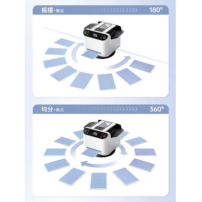 Automatic Playing Card Shuffler Mixer Games Poker Sorter Machine Dispenser for Travel Home Party Poker Device 5200mAh