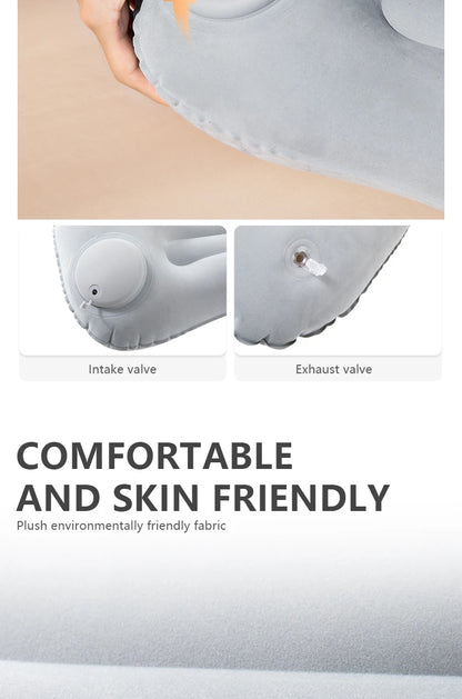 Inflatable Pillow – Portable Ultralight Air Sleeping Pillow for Travel, Hiking & Neck Support