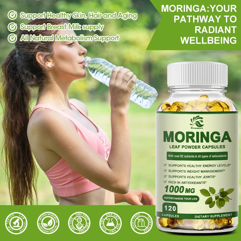 Moringa Oil Promotes Metabolism Supports Weight Loss, Repairs Damaged Cells, Alleviates Iflammation Cardiovascular Health