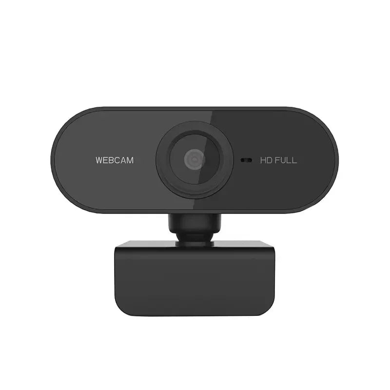 1080P HD USB Webcam for PC – Built-In Microphone, Tripod-Ready Network Camera for Work