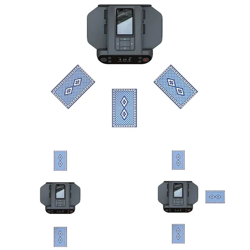 Automatic Playing Card Shuffler Mixer Games Poker Sorter Machine Dispenser for Travel Home Party Poker Device 5200mAh