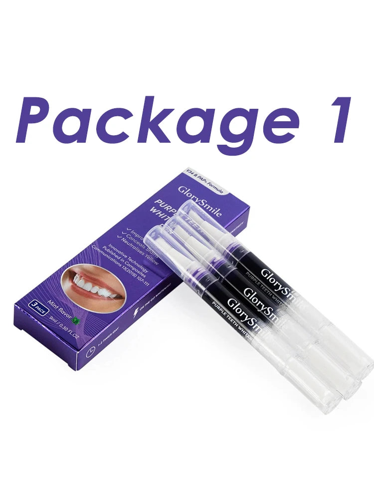 Instant Teeth Whitening Pen – Purple Formula for Tooth Stain Removal, No Sensitivity