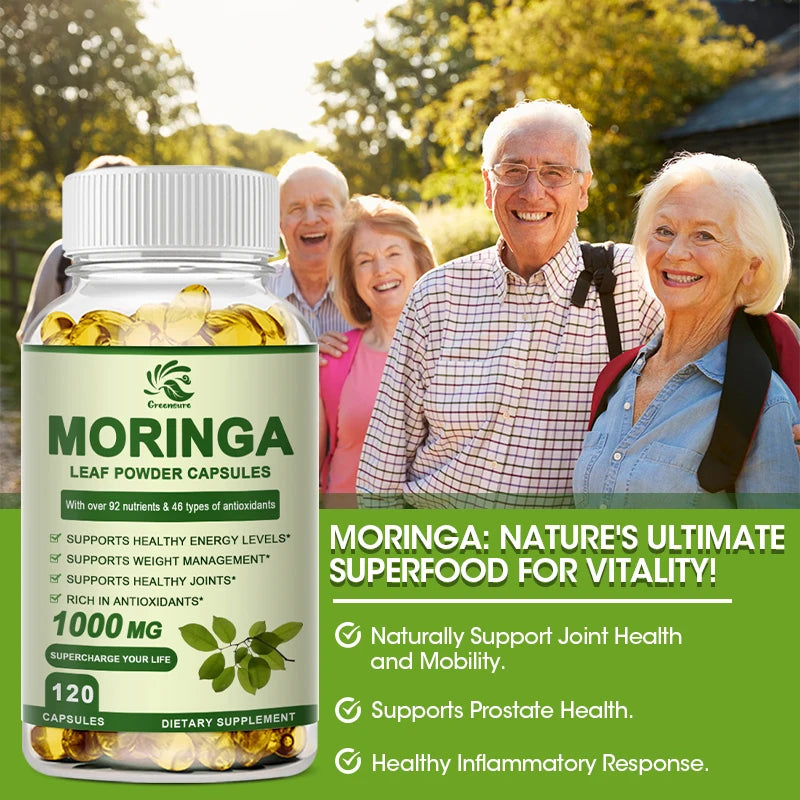 Moringa Oil Promotes Metabolism Supports Weight Loss, Repairs Damaged Cells, Alleviates Iflammation Cardiovascular Health