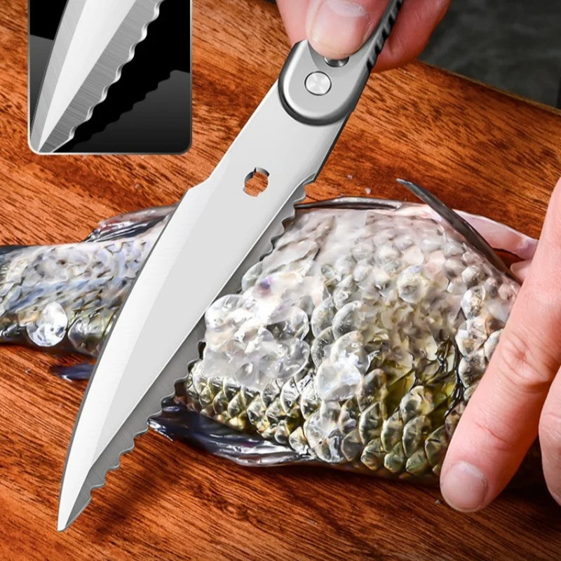 Kitchen scissors Black titanium stainless steel strong chicken bone shears household chicken duck goose bone scissors