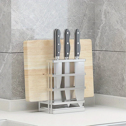 NEW Kitchen Knife Organizer 304 Stainless Steel Knife Holder for Kitchen Counter Kitchen Accessories Storage for Knife Organizer