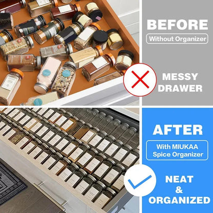 Kitchen Spice Rack Seasoning Jar Drawer Display Storage Rack, Household Cosmetics Lipstick Storage Rack Display Rack