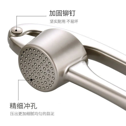 Kitchen Garlic Press, Garlic Crushing Machine, Crushing Tool, Washable in Dishwasher, Rust Proof