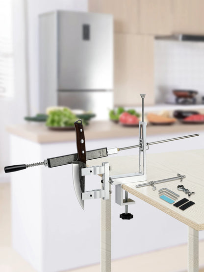 S09 Professional kitchen chef knives and accessories Knife sharpener machine with diamond rolling sharpener sharpening stone