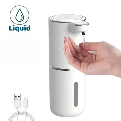 Automatic Liquid & Foam Soap Dispenser – Touchless Electric Dispenser with Infrared Sensor, USB Rechargeable