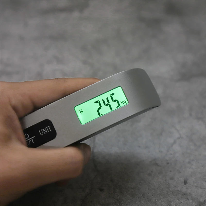 Digital Luggage Scale 110lb / 50kg – Portable Electronic Hanging Travel Suitcase Weight Scale with LCD Display
