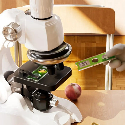 HD Kids Microscope Kit - 200x to 1200x Magnification with Specimens for Beginners