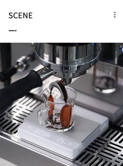MHW-3BOMBER Digital Coffee Scale – High-Precision Rechargeable Espresso Kitchen Scale