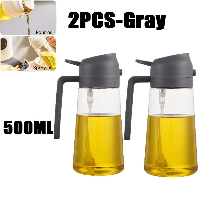 Oil Spray Bottle –  200/300/500ML , reliable  Plastic Cooking Sprayer, Olive Oil, Vinegar & BBQ
