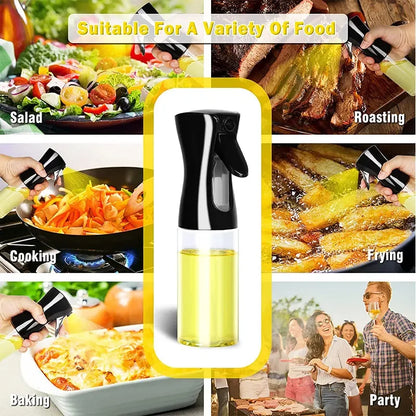 Oil Spray Bottle –  200/300/500ML , reliable  Plastic Cooking Sprayer, Olive Oil, Vinegar & BBQ