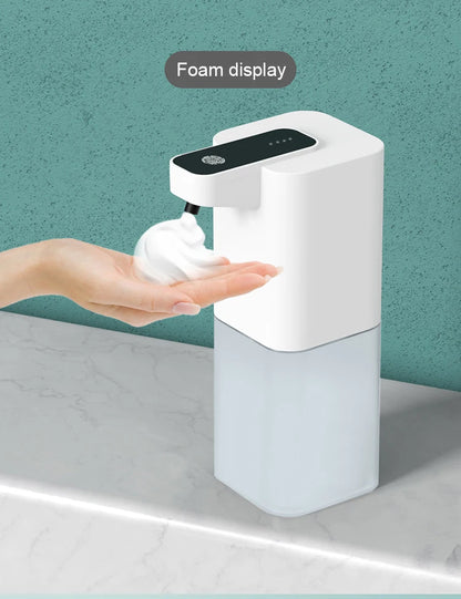 Automatic Touchless Liquid Soap Dispenser – Infrared Sensor, Hands-Free Smart Foam Machine, USB Rechargeable