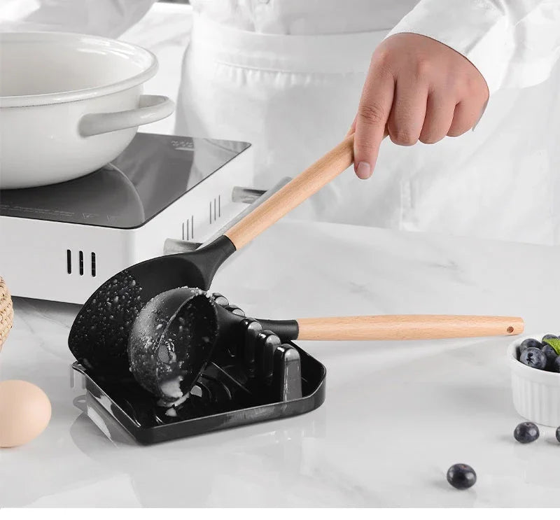 Kitchen Utensil Set Silicone BPA Free Kitchen Cooking Baking Tools Set Kitchen Accessories Gadgets Kitchenware With Container N.