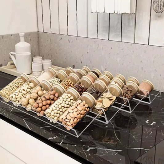 Kitchen Spice Rack Seasoning Jar Drawer Display Storage Rack, Household Cosmetics Lipstick Storage Rack Display Rack