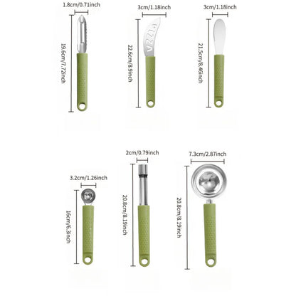 Kitchen Tool Set Pizza Tools6Set，Baking Tools Household Peeler Bottle Opener Kitchen Supplies