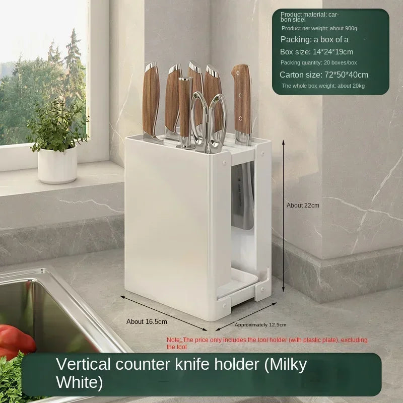 Multi-Functional Kitchen Accessories Knife Rack Kitchen Knife Rack Knife Rack Kitchen Draining Magnetic Kitchenware Knife Block