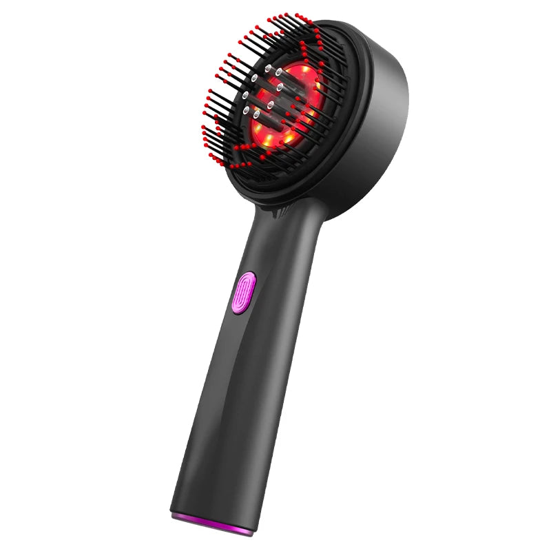 Electric Vibration Massage Comb – Red Light Therapy Scalp Brush for Hair Growth & Anti Hair Loss