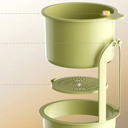 Kitchen Sink Filter Strainer Drain Basket Fruit Vegetable Drainer Rack Water Filter Kitchen Multifunctional Organizer Basket