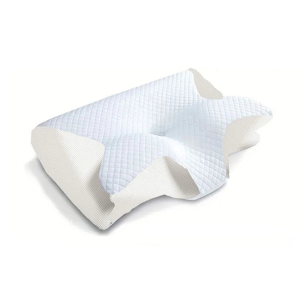 2-in-1 Memory Foam Cervical Pillow – Ergonomic Orthopedic Contour Pillow for Neck Support
