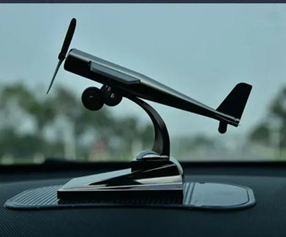 Wind-Solar Hybrid Plane Model – Dual-Power Educational Kit with Rechargeable Battery & LED Lights for Teens 6+