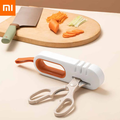 Xiaomi 4-in-1 Professional Knife Sharpener – Multi-Purpose Whetstone & Scissors Grinding Tool with Drill Machine