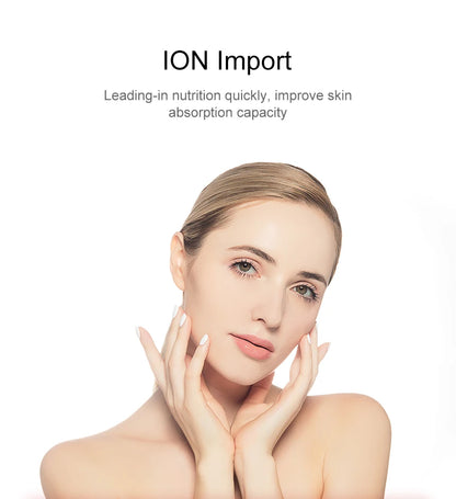 Ultrasonic Skin Scrubber Deep Cleaning Peeling Shovel Limpiador Facial Skin Care Face Lifting Machine