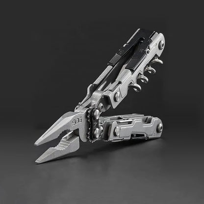 SOG PowerLitre 19-in-1 EDC Multi-Tool – Folding Pliers, Knife & Scissors Portable Outdoor Tool
