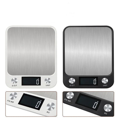 Kitchen Scale 5/10/15Kg Weighing Food Coffee Balance Digital Scales Stainless Steel Design Cooking and Baking Measuring Tools