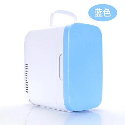 Car & Home Mini Beauty Refrigerator – Dual-Purpose Cosmetic Makeup Mask Fridge