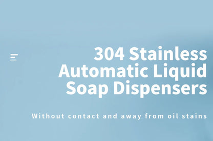 Automatic Touchless Soap Dispenser – Smart Sensor Kitchen & Bathroom Soap Machine, 304 Stainless Steel