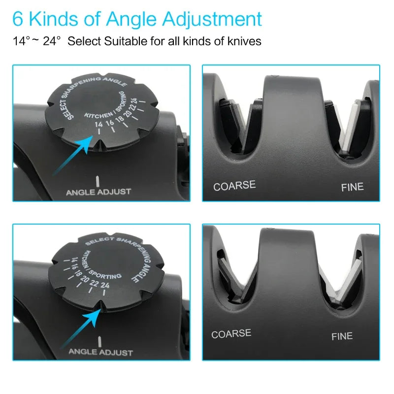 Kitchen Sharpener Multi functional Sharpening System Adjustable Angle Room Special Cooking Utensils kitchen gadgets