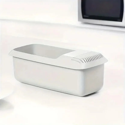 Kitchen Storage Box With Strainer Creative Drain Storage Basket Plastic Pasta Box Vegetable Washing Box Dishwasher Kitchen Tools