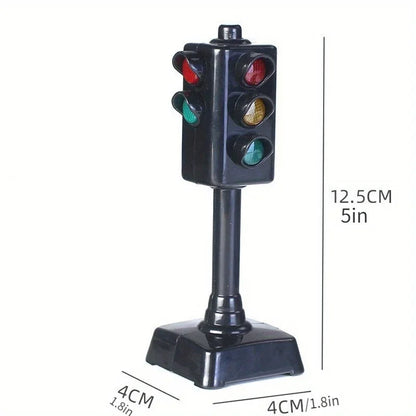 Mini Traffic Light Toy – Kids’ Road Safety Puzzle & Educational Traffic Sign Set