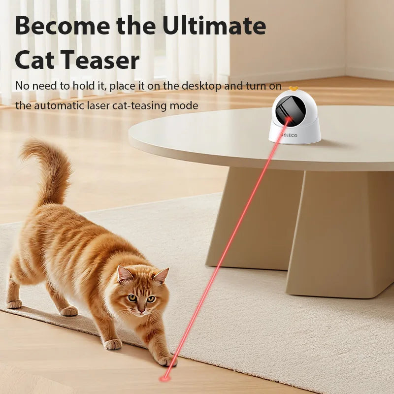 Automatic Cat Laser Toy – Interactive Adjustable Electric Smart Pet Toy for Indoor Cats & Dogs