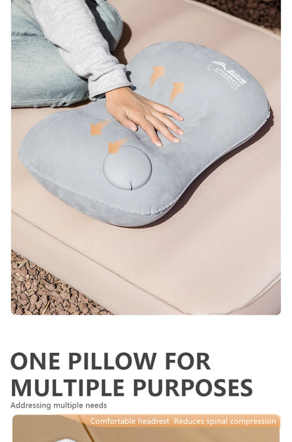 Inflatable Pillow – Portable Ultralight Air Sleeping Pillow for Travel, Hiking & Neck Support