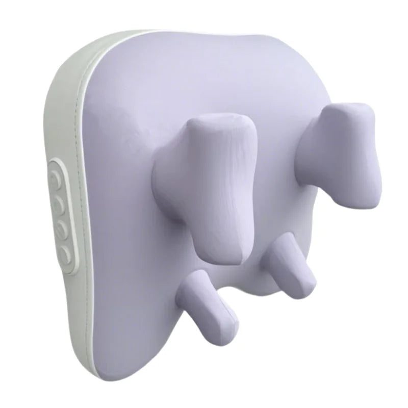 JAIYORL Electric Massage Pillow – Wireless Shiatsu with Heat for Neck, Back & Shoulder Relief