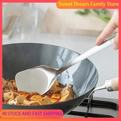 SDFC-Kitchen Spatula 304 Stainless Steel Dishwasher Safe For Cooking Slotted Shovel Frying Stirring Stirrer Home Kitchen Tool