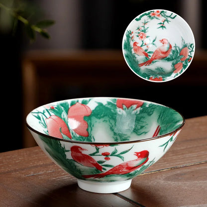 Kitchen Single Tea Cups Latest Design Traditional China Drinking Tea Cups Blue White Utensils Tazas De Té House Accessories