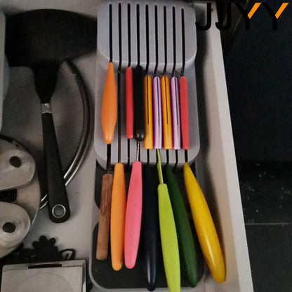 Practical Drawer Organizer Knives Separation Finishing Storage Box Knife Organizer Kitchen Accessories High Quality
