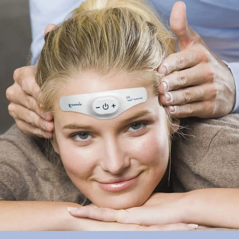 Smart Head Sleep Massager – Electronic Micro-Current & Low-Frequency Pulse Therapy for Relaxation