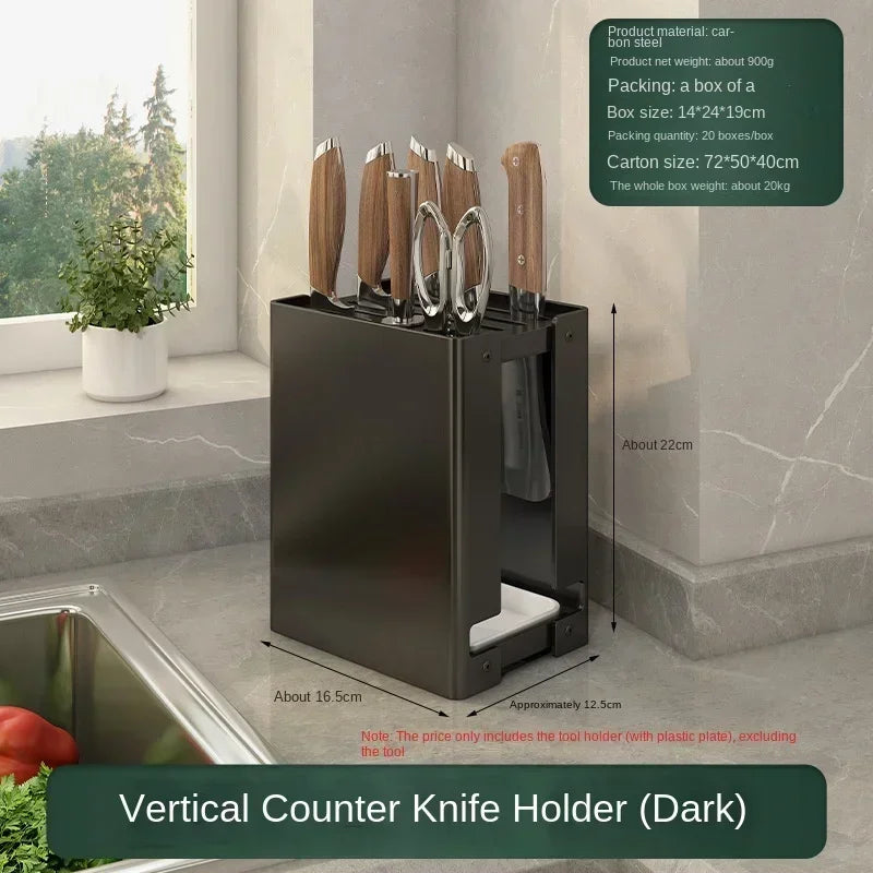 Multi-Functional Kitchen Accessories Knife Rack Kitchen Knife Rack Knife Rack Kitchen Draining Magnetic Kitchenware Knife Block