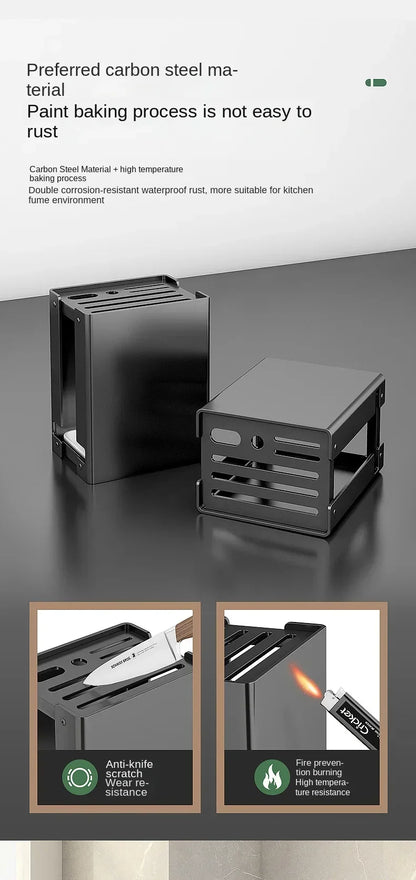 Multi-Functional Kitchen Accessories Knife Rack Kitchen Knife Rack Knife Rack Kitchen Draining Magnetic Kitchenware Knife Block