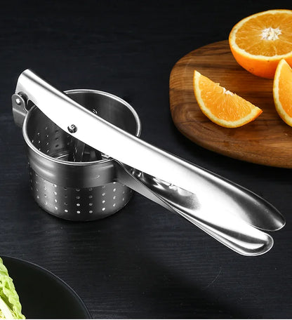 Kitchen Multifunctional Tool Stainless Steel Manual Juicer For Fruits And Vegetables Vegetable Filling Squeezer Simple Operation