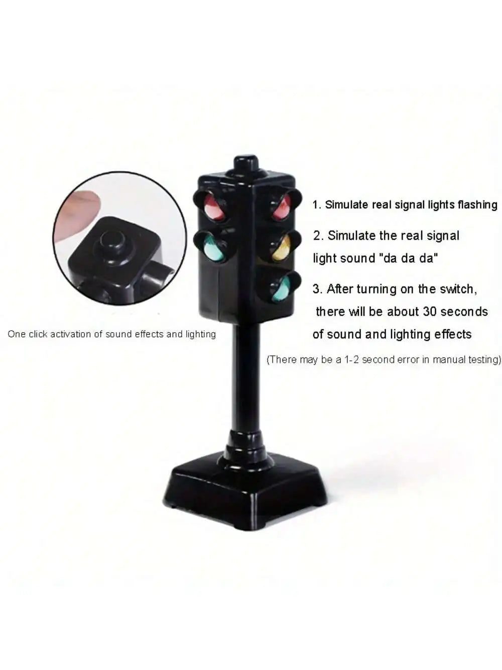 Mini Traffic Light Toy – Kids’ Road Safety Puzzle & Educational Traffic Sign Set