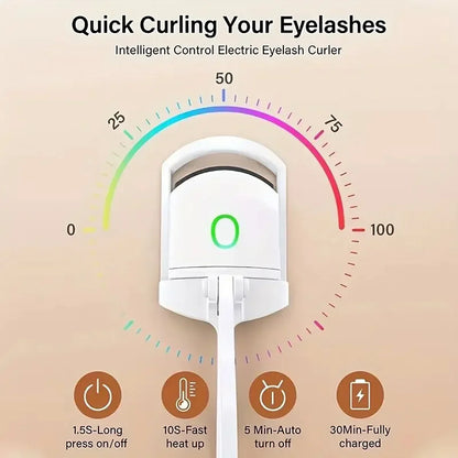 The Warm Curl Eyelash Curler – Safe, Smart Lash Lifting with Perfect Arch, No Batteries, No Pinch